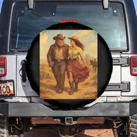 Cowboy Bigfoot Spare Tire Cover Funny Sasquatch Dancing Cowgirl Western Country - Wonder Print Shop
