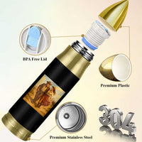 Cowboy Bigfoot Bullet Tumbler Funny Sasquatch Dancing Cowgirl Western Country - Wonder Print Shop