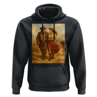 Cowboy Bigfoot Hoodie Funny Sasquatch Dancing Cowgirl Western Country - Wonder Print Shop