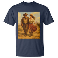 Cowboy Bigfoot T Shirt Funny Sasquatch Dancing Cowgirl Western Country - Wonder Print Shop
