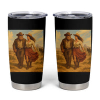Cowboy Bigfoot Tumbler Cup Funny Sasquatch Dancing Cowgirl Western Country - Wonder Print Shop