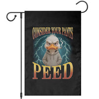 Funny Smoking Goose Meme Garden Flag Consider Your Pants Peed - Wonder Print Shop