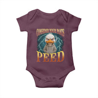 Funny Smoking Goose Meme Baby Onesie Consider Your Pants Peed - Wonder Print Shop