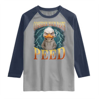 Funny Smoking Goose Meme Raglan Shirt Consider Your Pants Peed - Wonder Print Shop