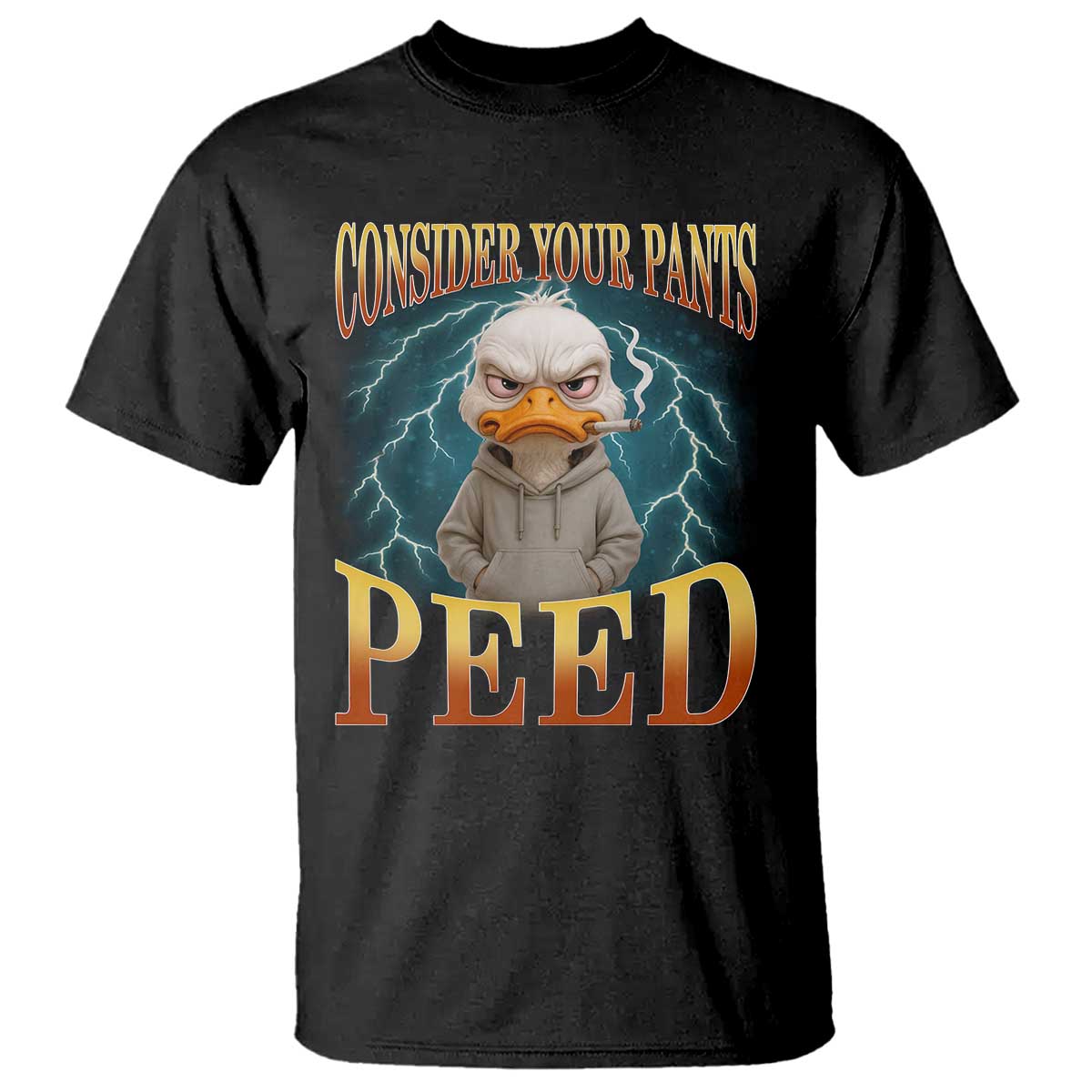 Funny Smoking Goose Meme T Shirt Consider Your Pants Peed - Wonder Print Shop