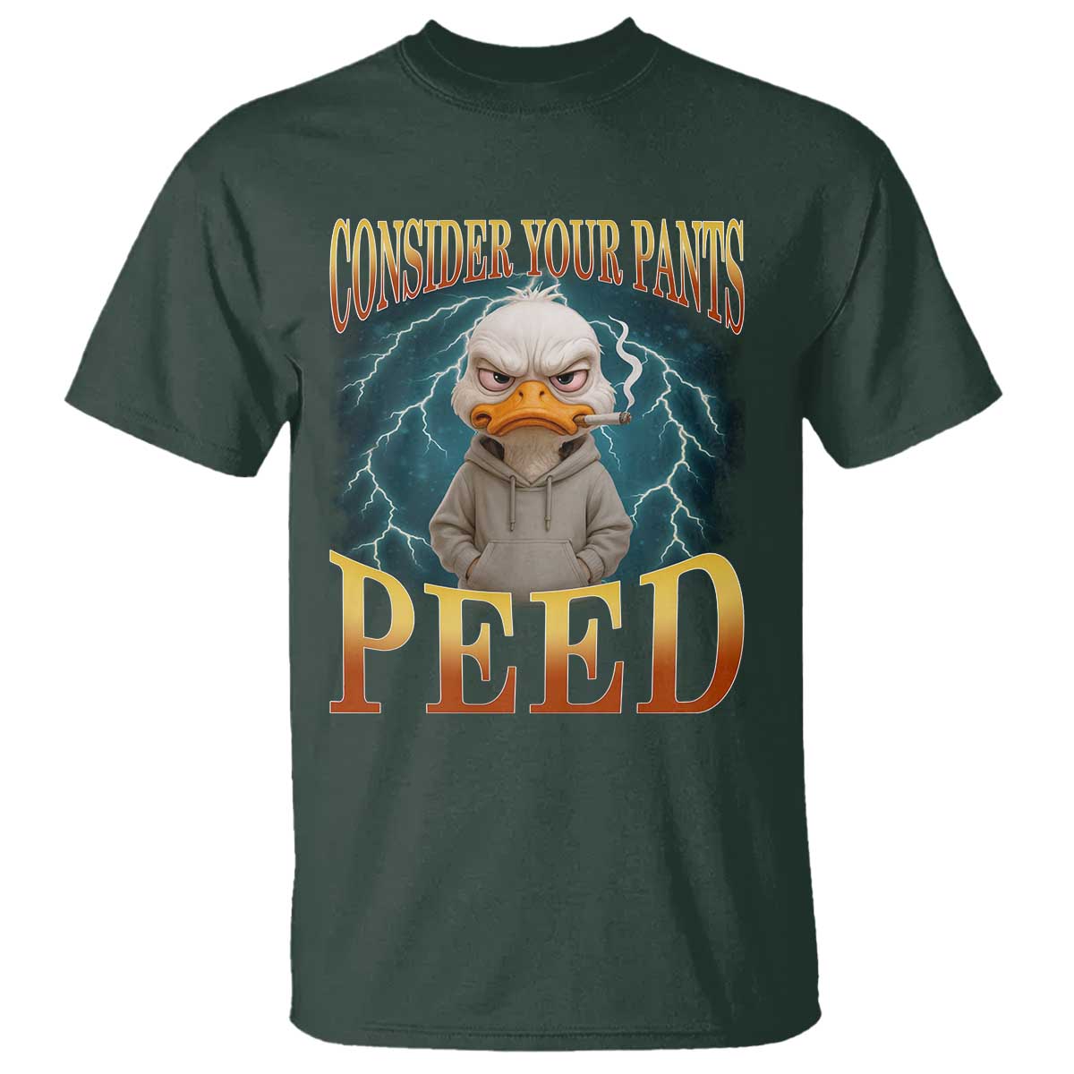 Funny Smoking Goose Meme T Shirt Consider Your Pants Peed - Wonder Print Shop