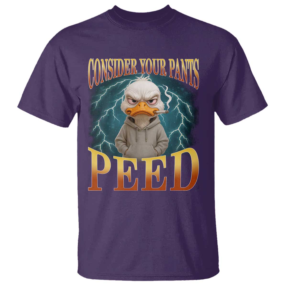 Funny Smoking Goose Meme T Shirt Consider Your Pants Peed - Wonder Print Shop