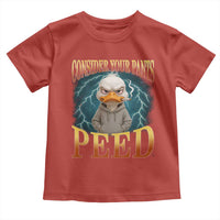Funny Smoking Goose Meme Toddler T Shirt Consider Your Pants Peed - Wonder Print Shop