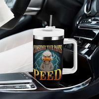 Funny Smoking Goose Meme Tumbler With Handle Consider Your Pants Peed - Wonder Print Shop