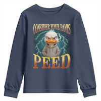 Funny Smoking Goose Meme Youth Sweatshirt Consider Your Pants Peed - Wonder Print Shop