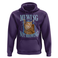 Mewing Not Meowing Hoodie Funny Cat Meme - Wonder Print Shop