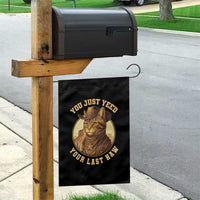 Cowboy Cat Garden Flag You Just Yeehaw Your Last Haw - Wonder Print Shop