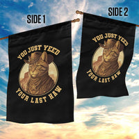 Cowboy Cat Garden Flag You Just Yeehaw Your Last Haw - Wonder Print Shop