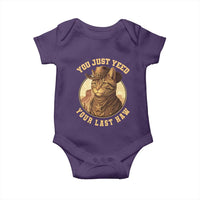 Cowboy Cat Baby Onesie You Just Yeehaw Your Last Haw - Wonder Print Shop