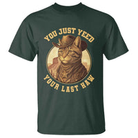 Cowboy Cat T Shirt You Just Yeehaw Your Last Haw - Wonder Print Shop