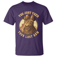 Cowboy Cat T Shirt You Just Yeehaw Your Last Haw - Wonder Print Shop