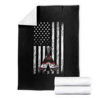 Teepee Pocket Native American Throw Blanket American Flag Native Feather Pride Month Indigenous