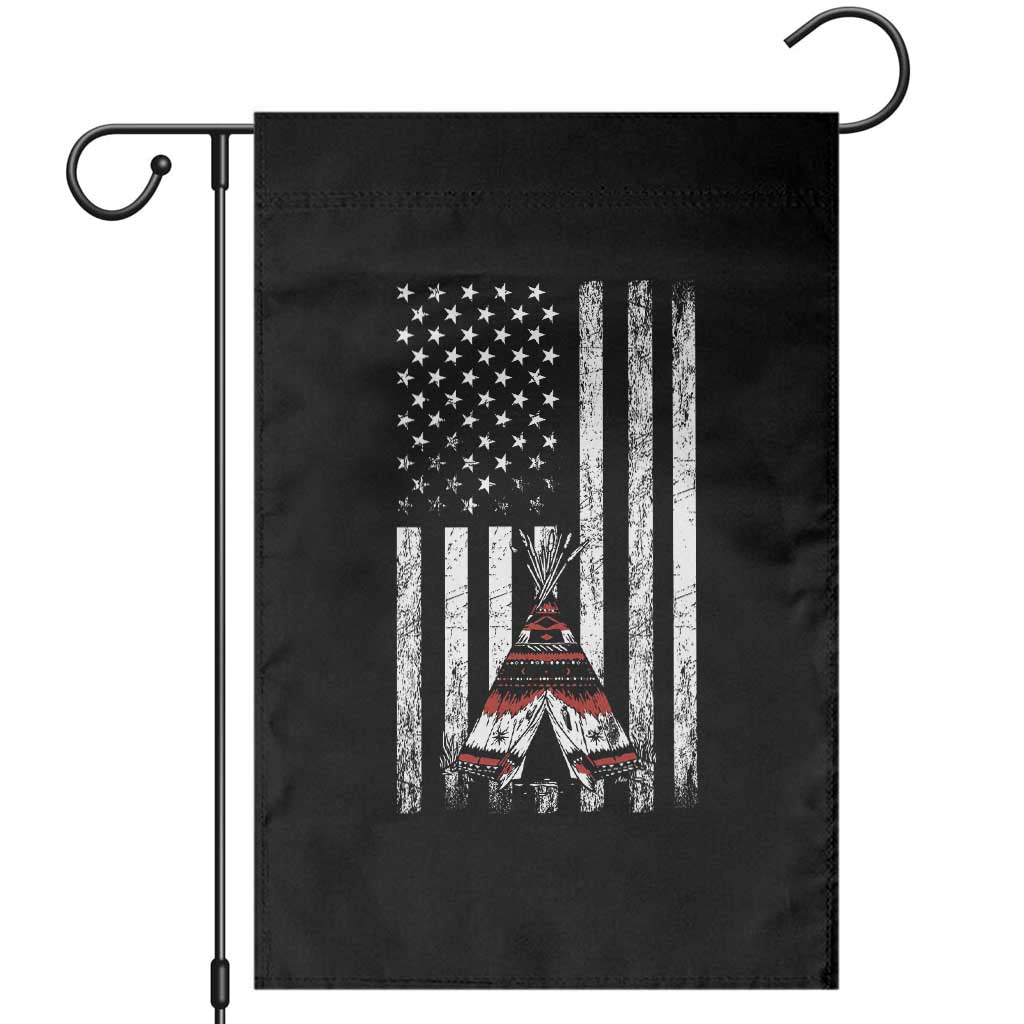 Teepee Pocket Native American Garden Flag American Flag Native Feather Pride Month Indigenous