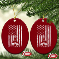 Teepee Pocket Native American Ceramic Ornament American Flag Native Feather Pride Month Indigenous