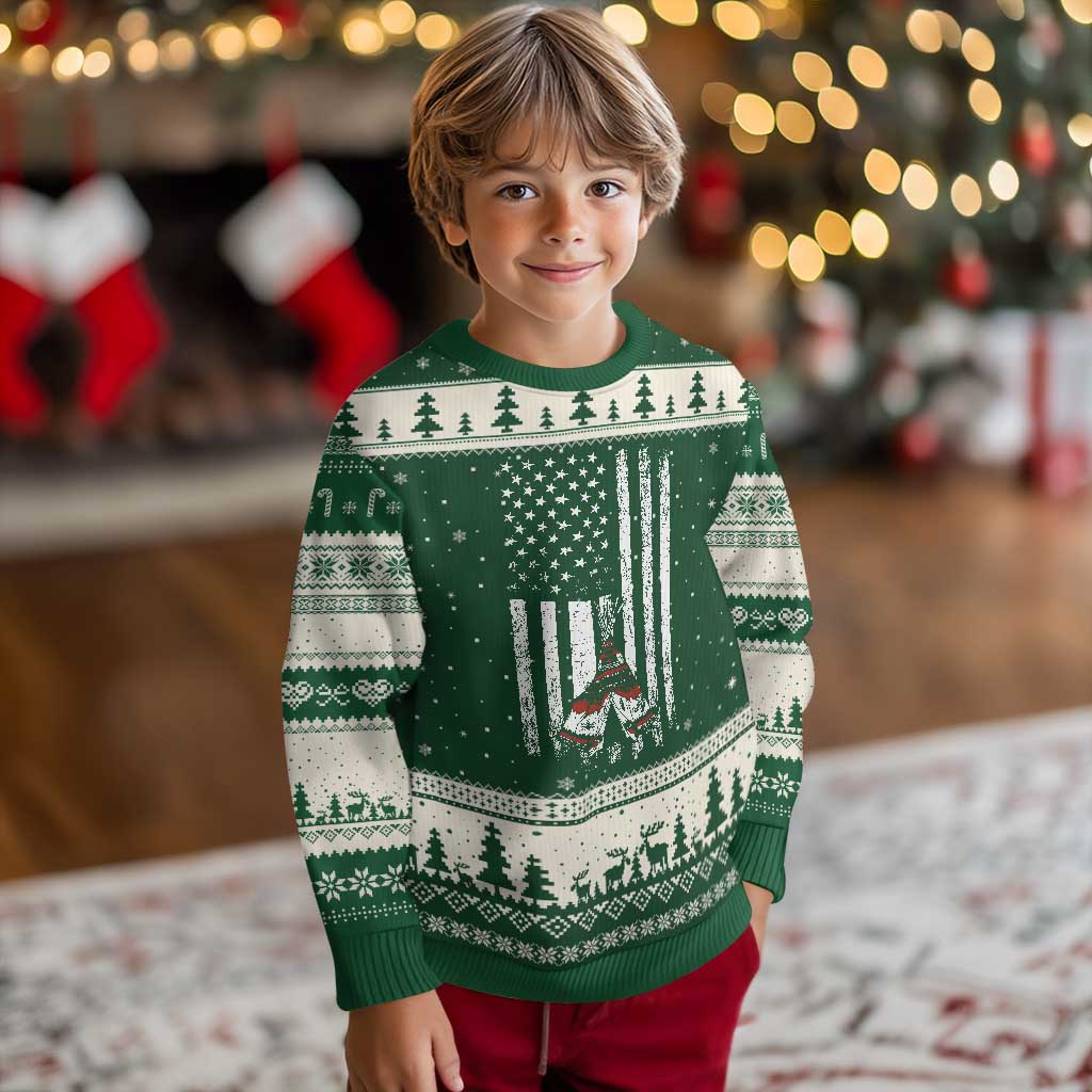 Teepee Pocket Native American Ugly Christmas Sweater American Flag Native Feather Pride Month Indigenous