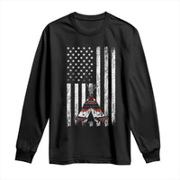 Teepee Pocket Native American Long Sleeve Shirt American Flag Native Feather Pride Month Indigenous