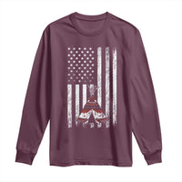 Teepee Pocket Native American Long Sleeve Shirt American Flag Native Feather Pride Month Indigenous