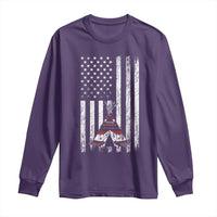 Teepee Pocket Native American Long Sleeve Shirt American Flag Native Feather Pride Month Indigenous