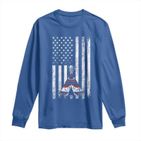 Teepee Pocket Native American Long Sleeve Shirt American Flag Native Feather Pride Month Indigenous