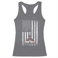 Teepee Pocket Native American Racerback Tank Top American Flag Native Feather Pride Month Indigenous