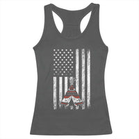 Teepee Pocket Native American Racerback Tank Top American Flag Native Feather Pride Month Indigenous