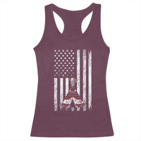 Teepee Pocket Native American Racerback Tank Top American Flag Native Feather Pride Month Indigenous