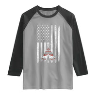 Teepee Pocket Native American Raglan Shirt American Flag Native Feather Pride Month Indigenous