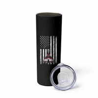 Teepee Pocket Native American Skinny Tumbler American Flag Native Feather Pride Month Indigenous
