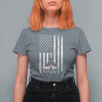 Teepee Pocket Native American T Shirt For Women American Flag Native Feather Pride Month Indigenous