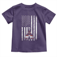 Teepee Pocket Native American Toddler T Shirt American Flag Native Feather Pride Month Indigenous