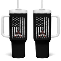 Teepee Pocket Native American Tumbler With Handle American Flag Native Feather Pride Month Indigenous