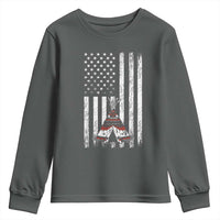 Teepee Pocket Native American Youth Sweatshirt American Flag Native Feather Pride Month Indigenous