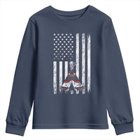 Teepee Pocket Native American Youth Sweatshirt American Flag Native Feather Pride Month Indigenous