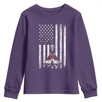 Teepee Pocket Native American Youth Sweatshirt American Flag Native Feather Pride Month Indigenous