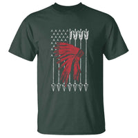 Native American Teepee American Flag T Shirt