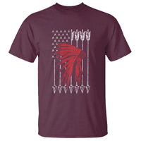 Native American Teepee American Flag T Shirt