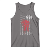 Native American Teepee American Flag Tank Top