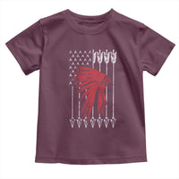 Native American Teepee American Flag Toddler T Shirt