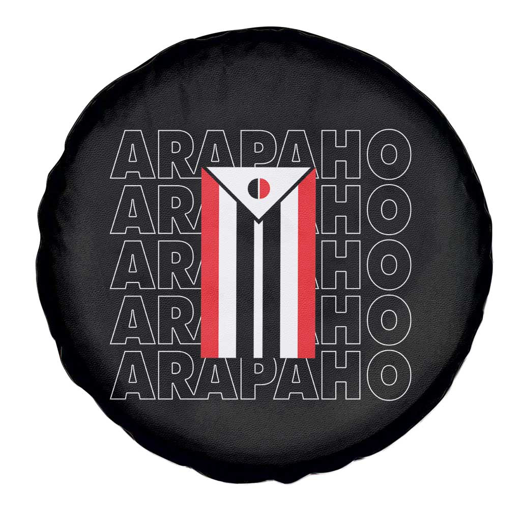 Arapaho Nation Flag Symbol Spare Tire Cover