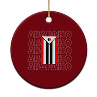 Arapaho Nation Flag Symbol Ceramic Ornament
