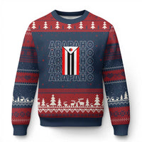Arapaho Nation Flag Symbol Ugly Christmas Sweater