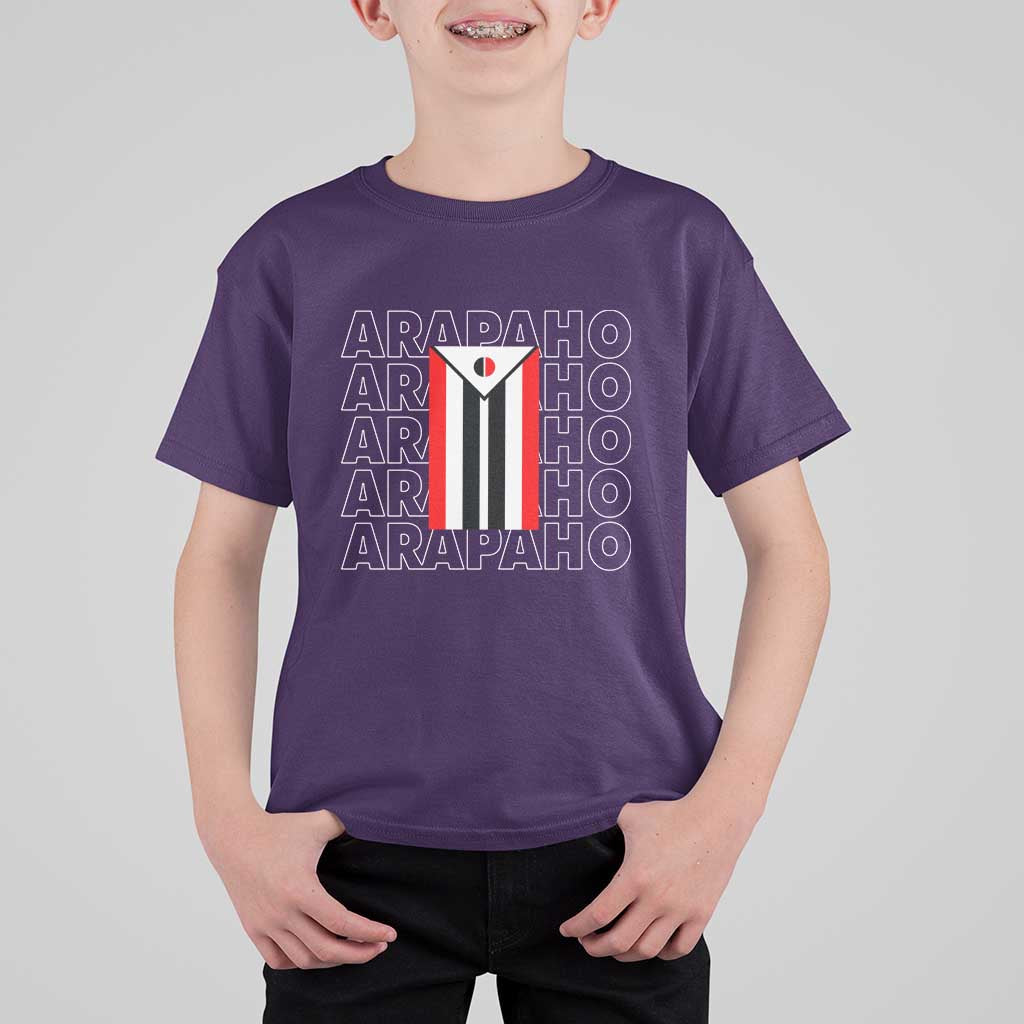 Arapaho Nation Flag Symbol T Shirt For Kid