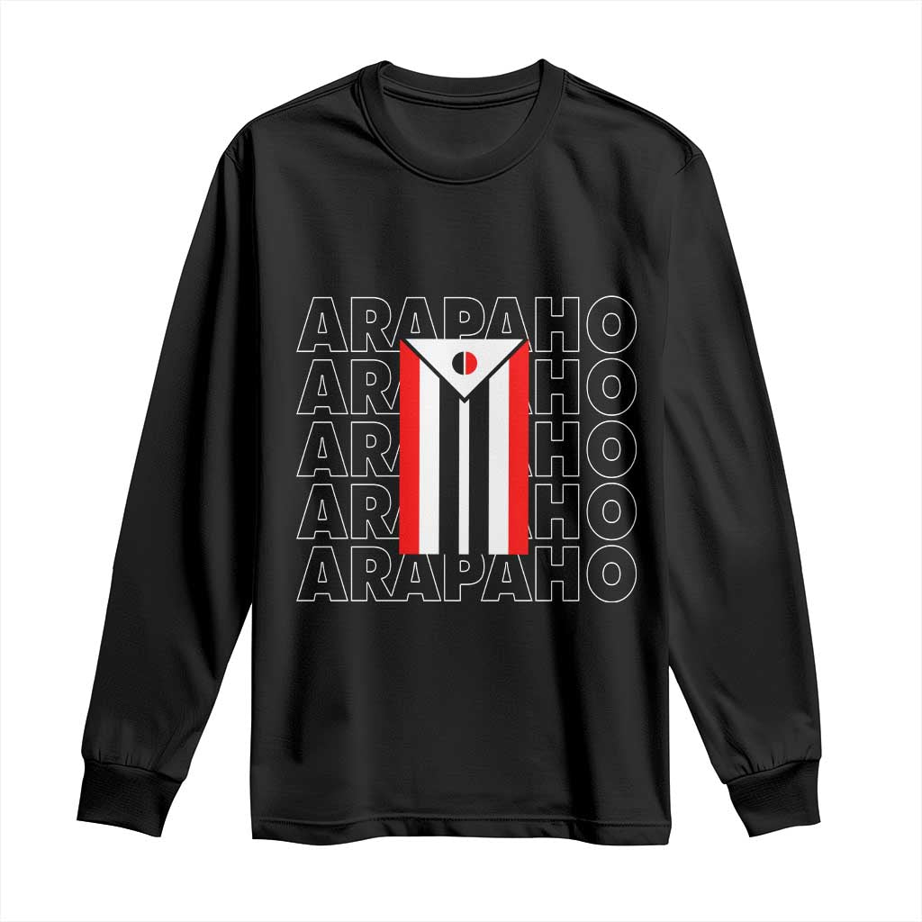 Arapaho Nation Flag Symbol Long Sleeve Shirt