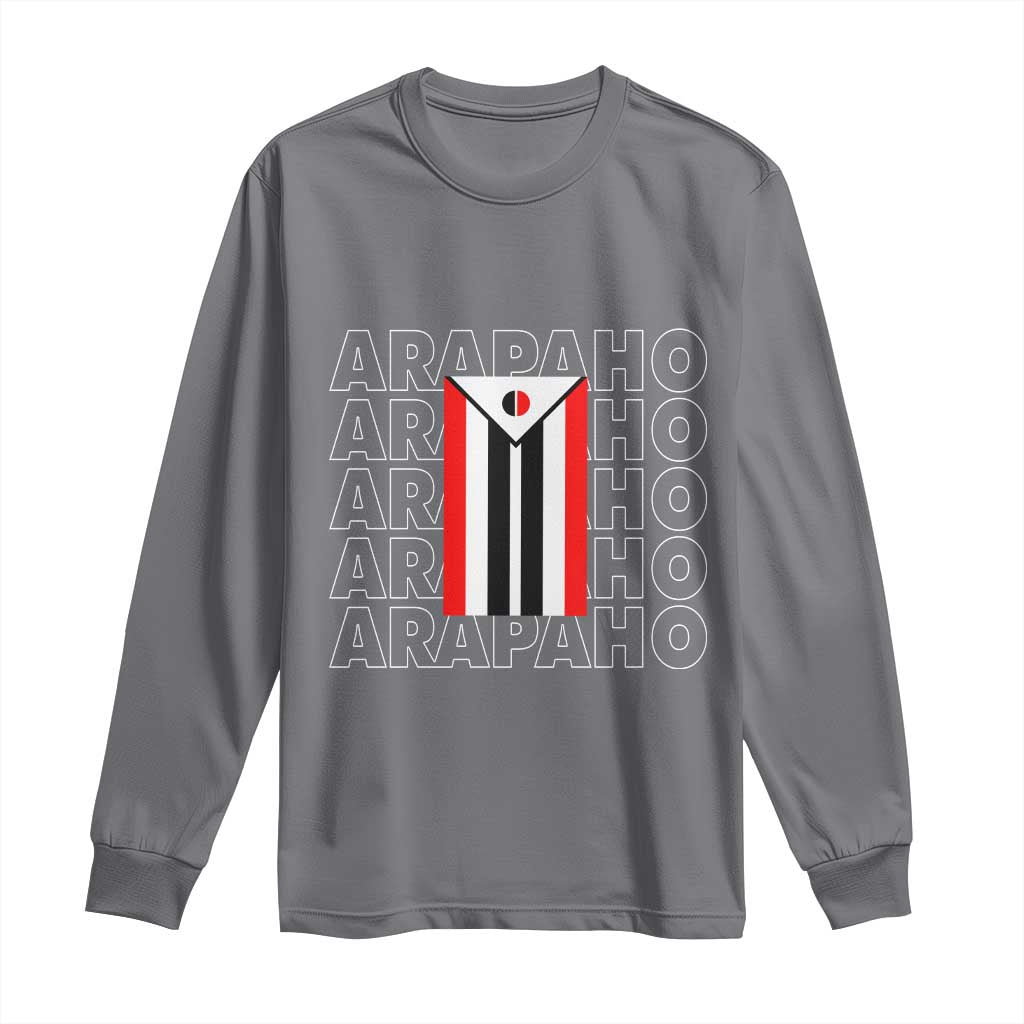 Arapaho Nation Flag Symbol Long Sleeve Shirt