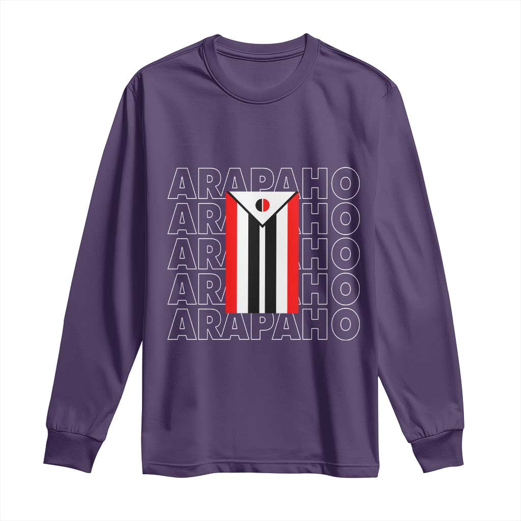 Arapaho Nation Flag Symbol Long Sleeve Shirt